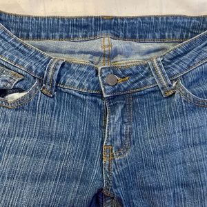 Flared low rise brandy Melville jeans